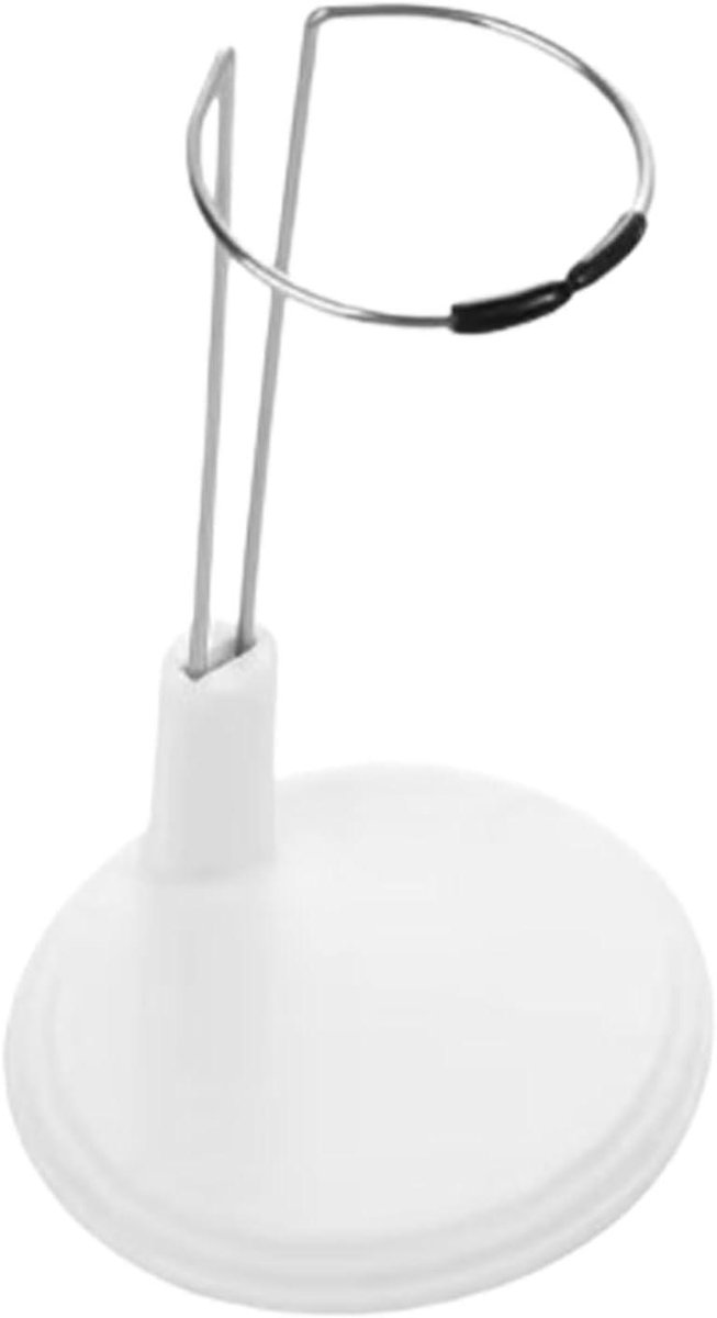 Poppenstandaard - Displayhouder - Decoratief weergeven - Anti-slip ontwerp - 20 cm - Wit