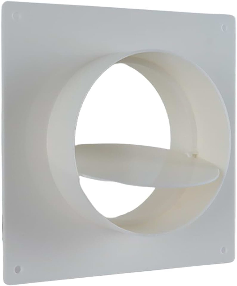 Ventilatiesystemen 100 mm luchtafvoerkanaalverbindingsflens met terugslagdemper voor verwarming, koelings- en ventilatiesystemen