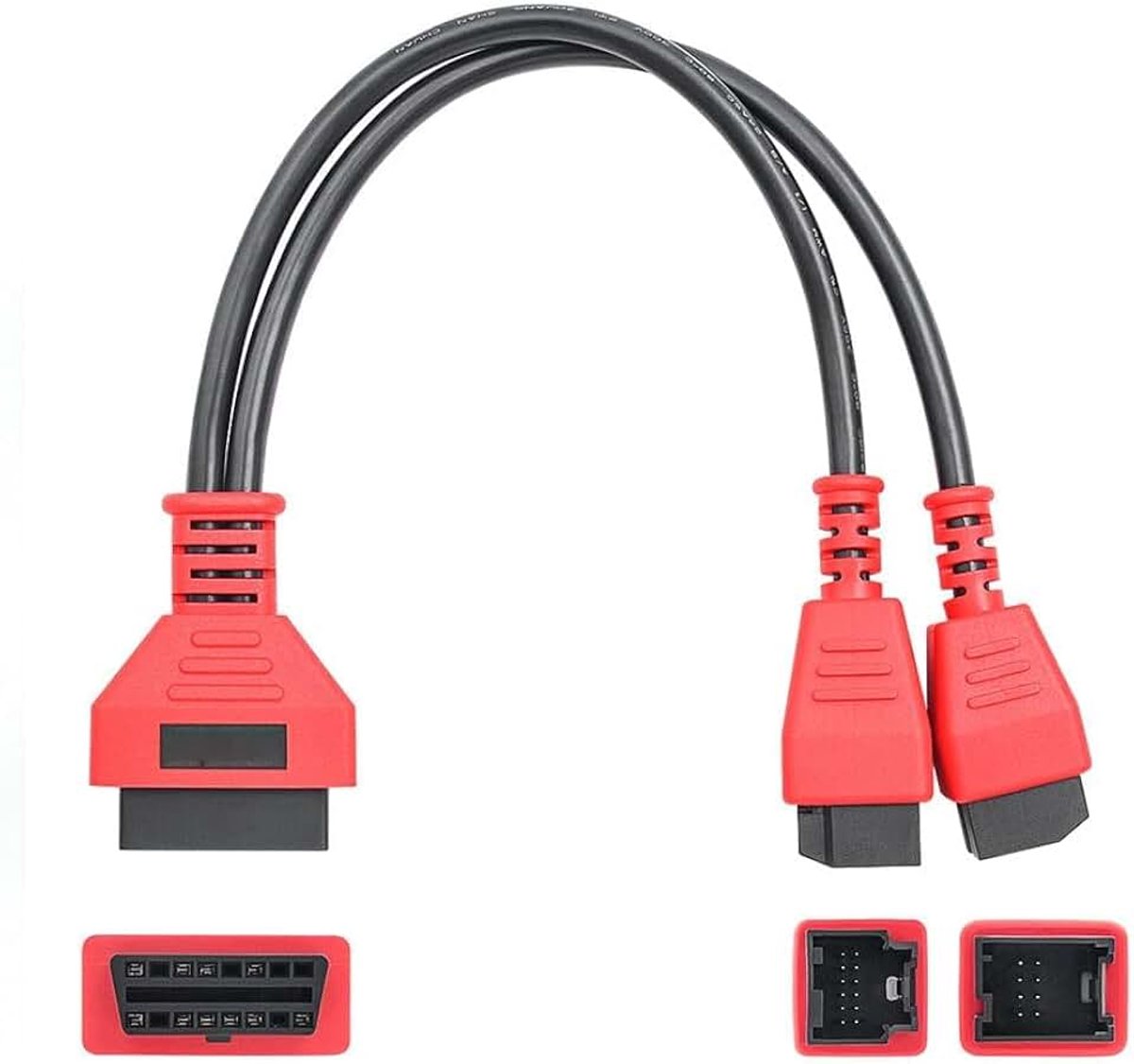 Chrysler 12+8 Programmering Kabel Connector voor DS808 MS905 MS906 MS906BT MS906S MS908 MS908S MK808 MX808 MX900, Universele Beveiliging Bypass 12 8 Kabel OBD II Bypass Kabel voor FCA SGW
