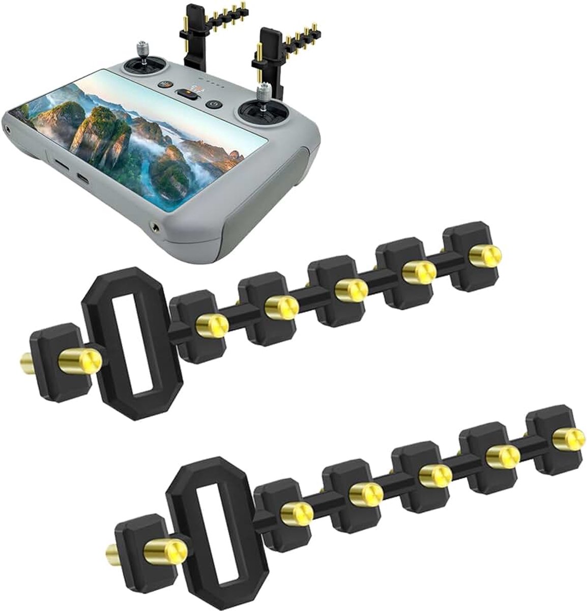 Signaalversterkers Compatibel voor DJI Air 3 Smart Controller Antenne Range Extender Yagi-UDA Signaalversterkers voor DJI RC 2