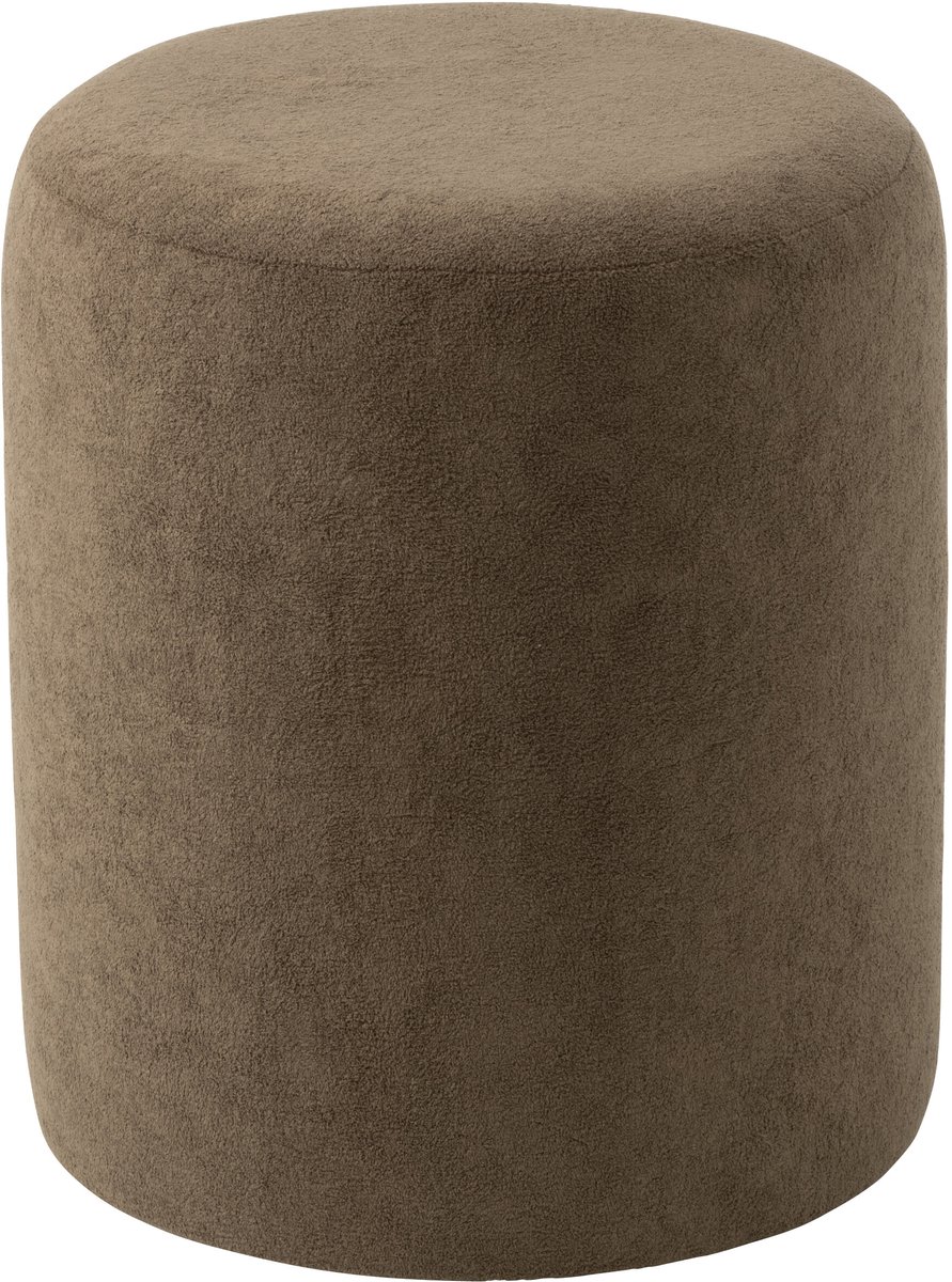 J-Line Poef - MDF - bruin