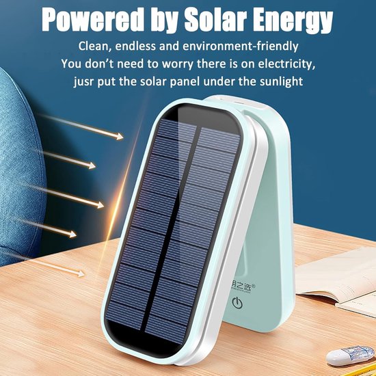 Solar Tafel Lamp - Oplaadbare Leeslamp - Draagbaar Lezen - 3-standen Dimbaar - 16.3 cm - Roze van solar — afbeelding 4