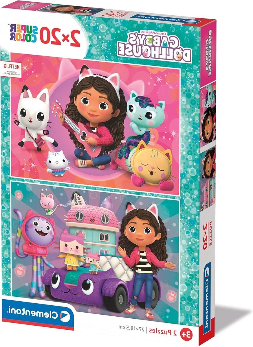 Kinderpuzzels 2X20 - Legpuzzels Set - Kind Ontwikkeling - Levendige Kleuren - 27 x 19 cm - Veelkleurig