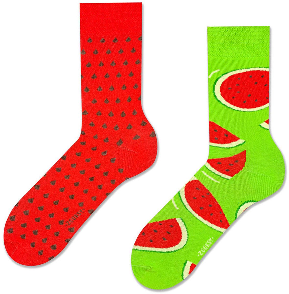 Zooksy mixTURY 2-pack Sokken - Watermelon