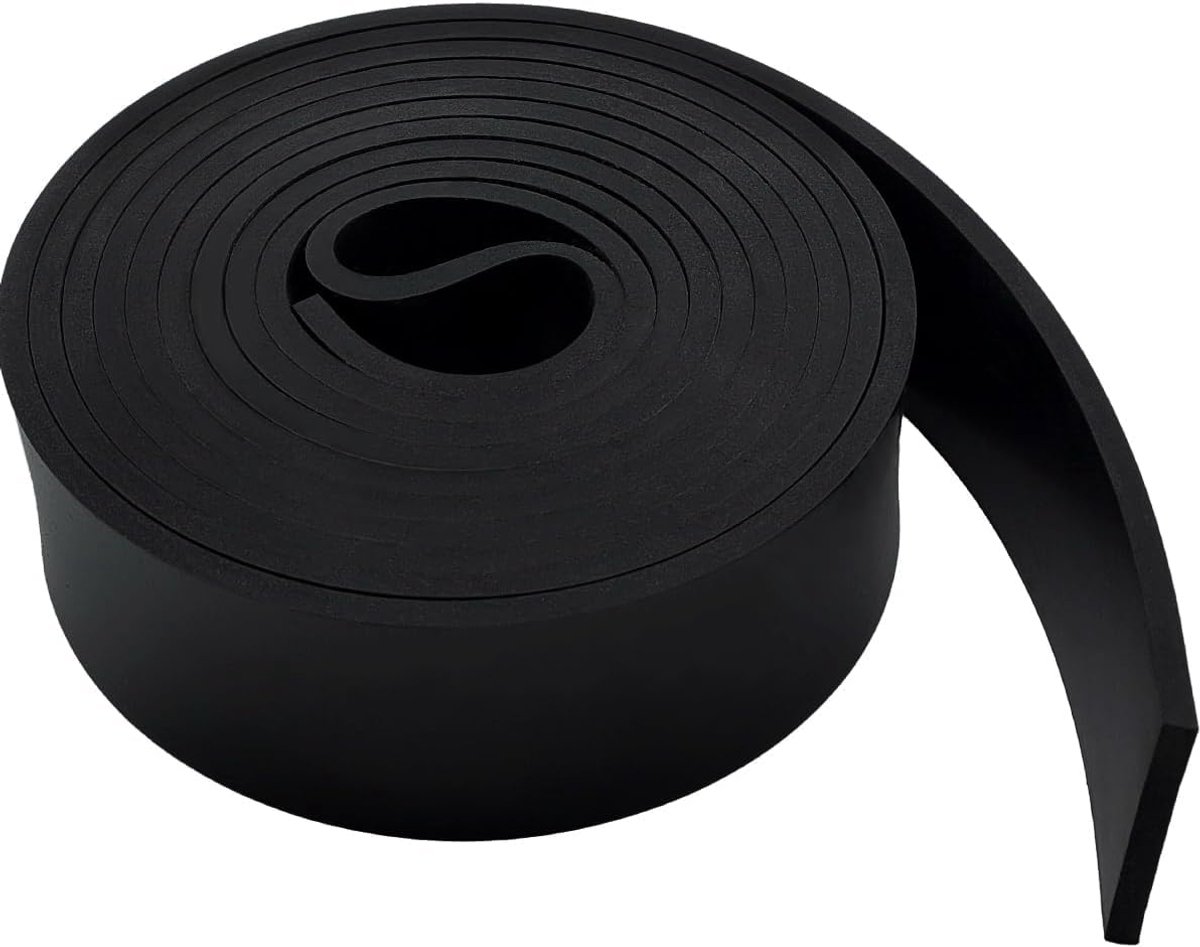 Rubberen rollen, neopreenfolie, anti-vibratiematten, rubberen rollen, anti-slip rubberen strips, rubberen banden, beschermafdichtingen voor rubberen vloeren, 50 mm x 5 mm x 3 m)