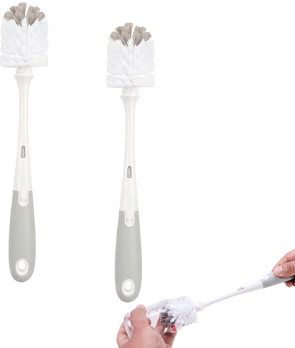Flessenborstel, Lange Flessenborstel Als Vervangende Borstelkop Voor Flessenreiniger Accessoires En Bekerglasborstel