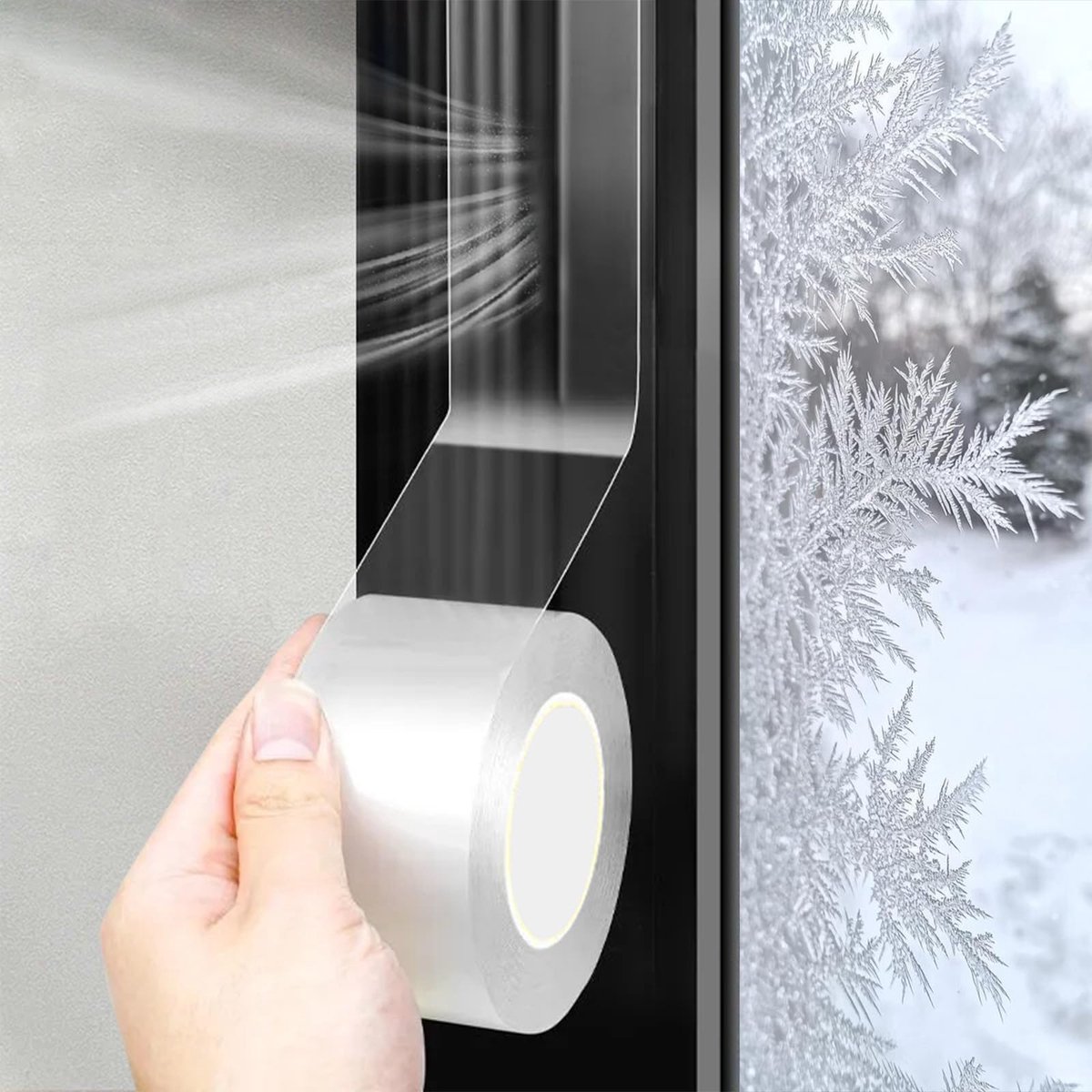 afdichtingstape 3 cm x 20 m Transparante zelfklevende raamafdichting en SaveTape voor winterisolatie van ramen Afdichtingsfolie Tapes Deurafdichting