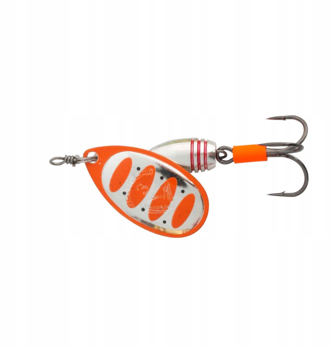 Savage Gear Rotex Spinner Maat 2 (5.5g) - Fluo Oranje/Zilver
