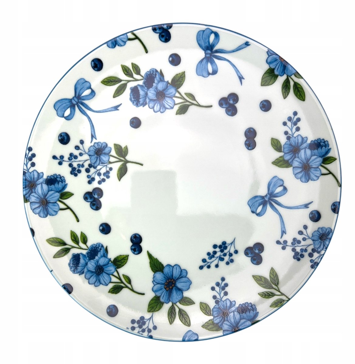 Bogucice ARIA platte rand 28 cm bloemenprint - Nederlands porselein