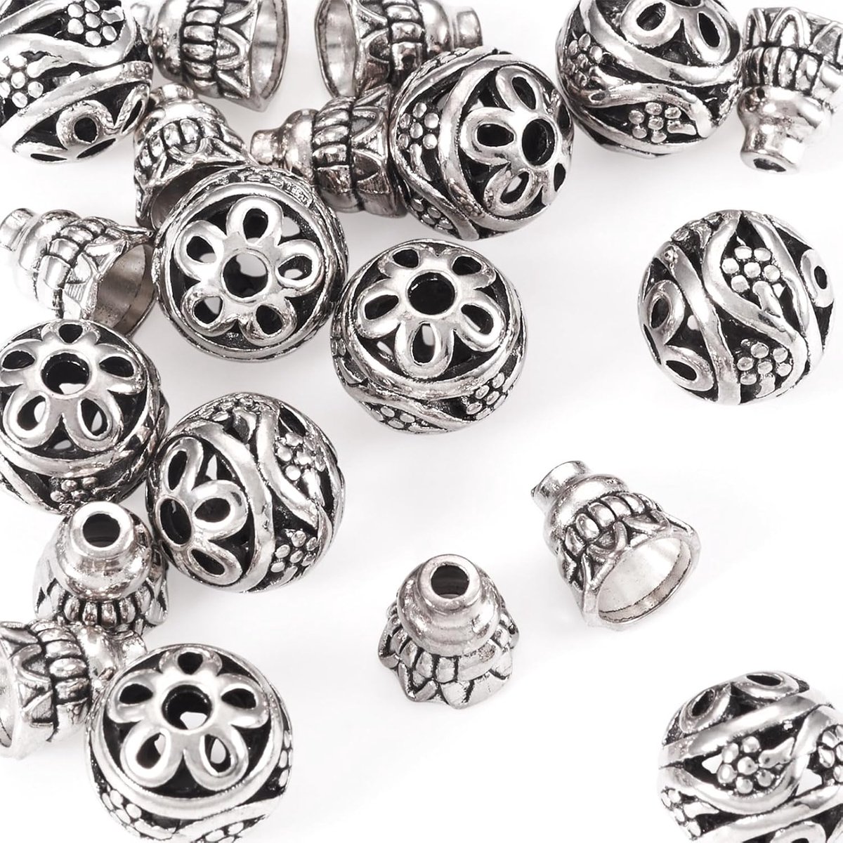 Kralen Tibentan 3-gaats Boeddha kralen Mala gebedskralen voor rozenkrans ketting gebed armband 10mm 12mm 14mm, legering