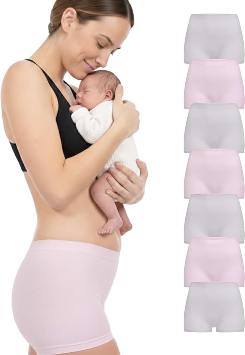 Ondergoed - pak van 7 - postpartum ondergoed - na keizersnede - onderbroek-mama slipje - 9400