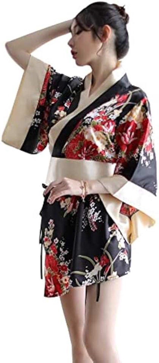 Japanse Kimono Sexy Traditionele Gewaad Lingerie Yukata Dames Kostuums Pyjama