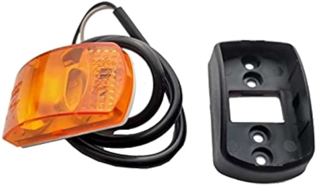 Markeringslicht Spaarset contourlicht oranje 12/24V begrenzingslicht positielamp dun 4 stuks auto bus vrachtwagen auto ATV caravan aanhanger