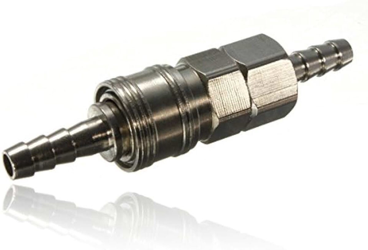 Snelsluiting-gasslang-mondstuk, verbindingsstuk 8 mm voor camper