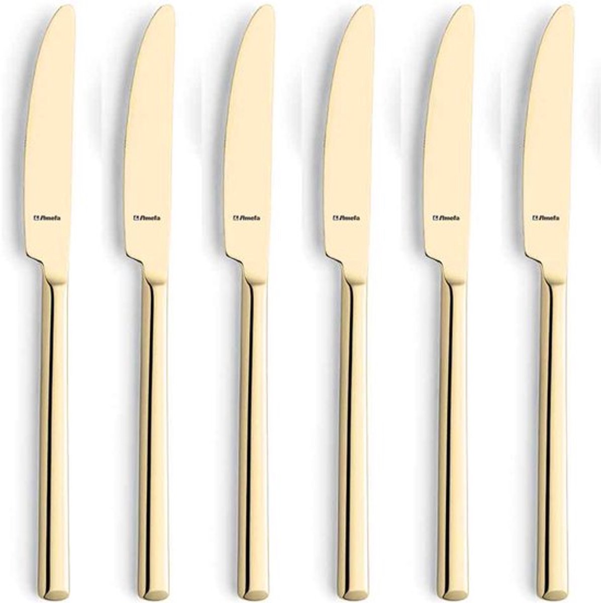Amefa Horeca Metropole Pvd Tafelmes Goud Set 6