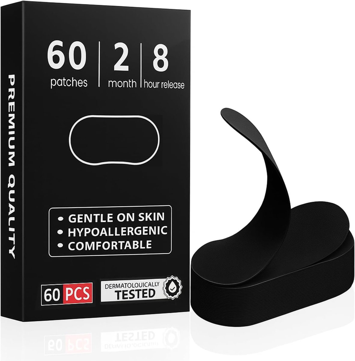 Mondtape voor het Slapen 120 stuks – Anti-snurk Mondtape, Strips om Snurken te Verbeteren, Ontwikkel de Gewoonte van Mondademhaling, Hypoallergeen Comfort zonder Resten