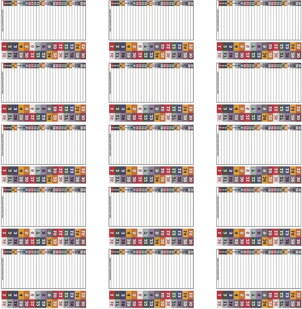 Groepenkast Labels - Stroomonderbreker Stickers - Veiligheid Verbeteren - Waterdicht PVC Materiaal - 15 Vellen - Multicolor