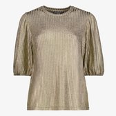 TwoDay dames plissé top goud - Maat S