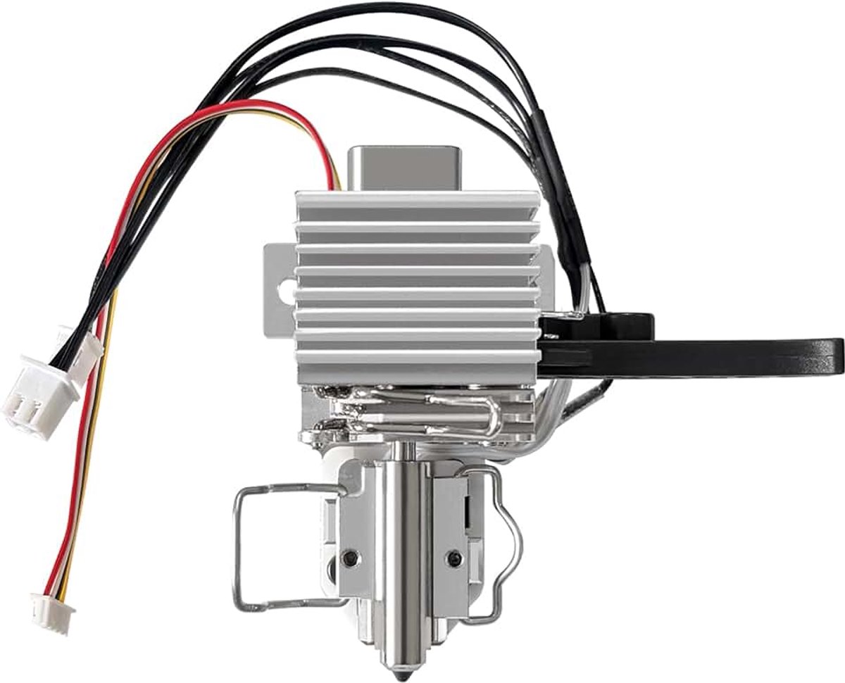 0,4 mm Kobra X Hotend verwarmingselement (printkop/extruder) voor Anycubic | mondstuk van gehard staal, hittebestendig tot 300 °C, geïntegreerd lekvrij ontwerp, 500 mm/s hoge snelheid