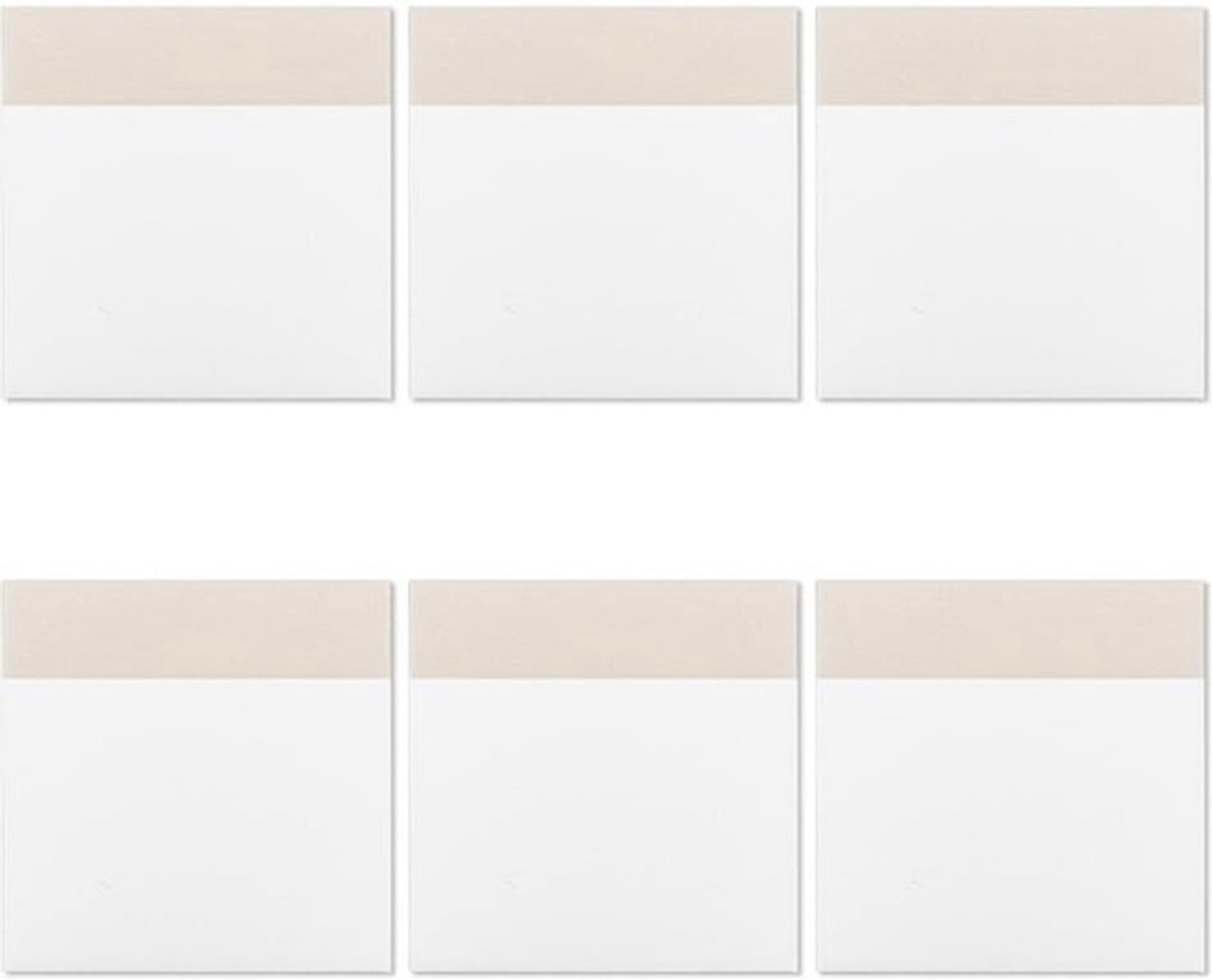 Plaknotities 300 Vellen - Transparant - Waterdicht - Zelfklevend - Verwijderbaar - Hoogwaardig PET 75x75 mm - Post-its