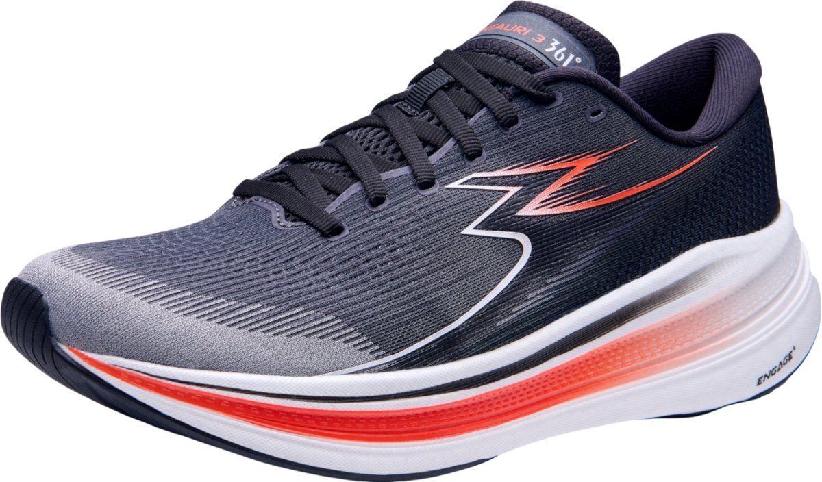 361 Centauri 3 zwart rood hardloopschoenen heren (Y2510-0828)
