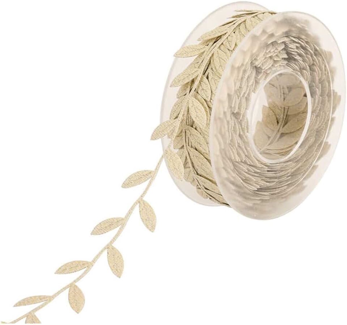 1 rol cadeaulint 15 m buxus slinger kunstbladeren bladlint reliëf bladlint bladeren strepen decoratief lint kunstblad wijnstok bladlint stoffen lint sierlint goud