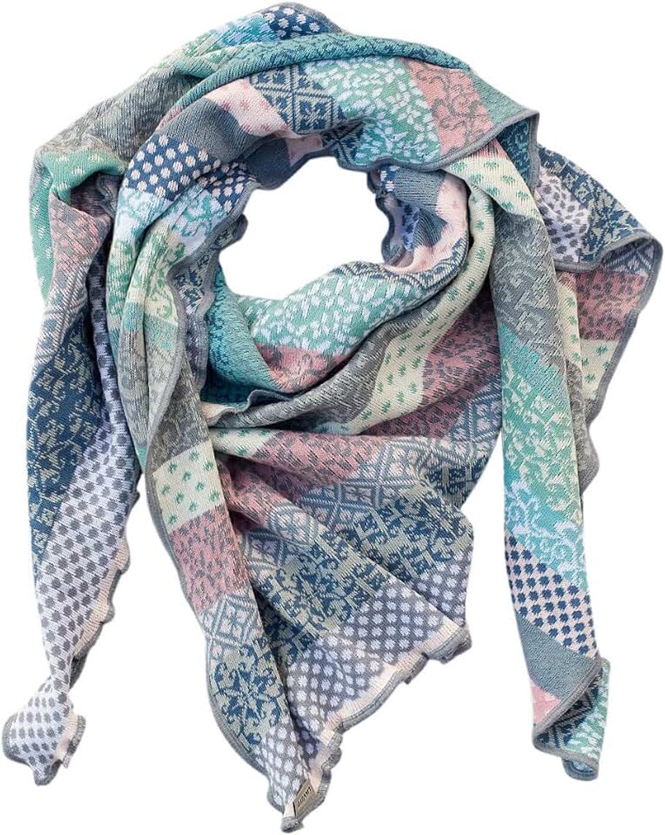 Driehoekige doek Grace, 100% katoen (kbA), Pastel.