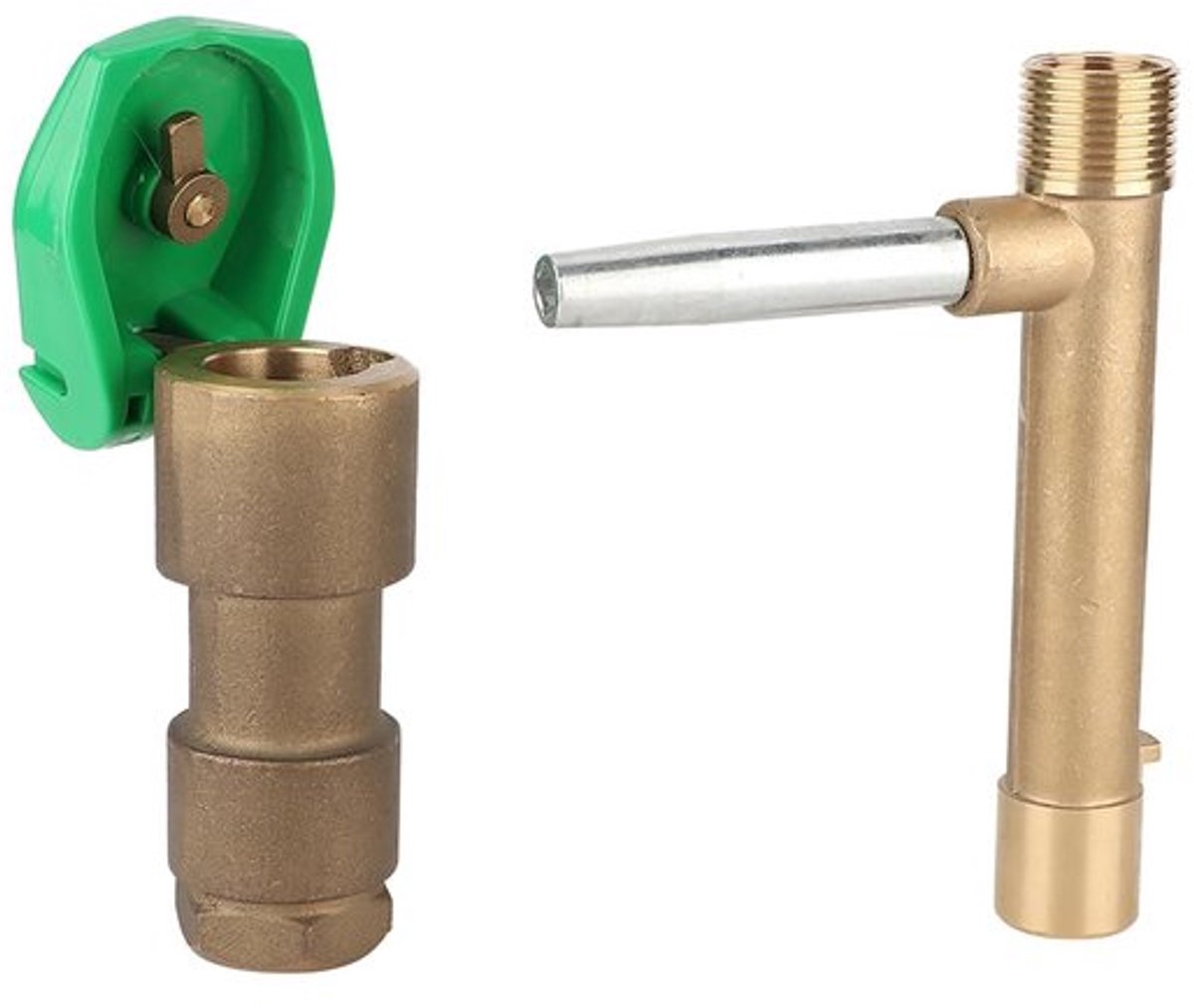 Koppeling Koper - Externe Schroefdraadaansluiting - Irrigatie Tuinsproeier - G1'' Binnendraad - G1'' Buitendraad - Werkdruk 1.5Mpa - Irrigatiekoppeling