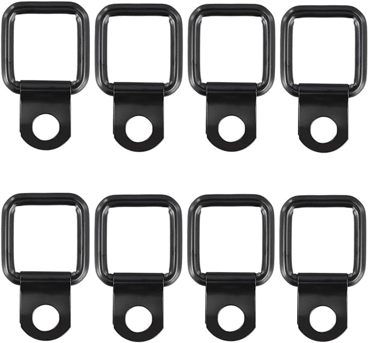 8 stuks D-Ring Sjoroog, Heavy Duty Sjorogen, voor Truck Trailer Motorfiets Cargo Beveiliging
