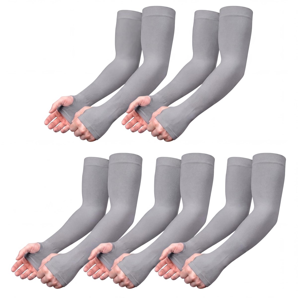 Armsleeves UPF 50+ - Koelende Zonbeschermingsmouwen - Duimgat - Perfect voor buitenactiviteiten - SnelShoppen
