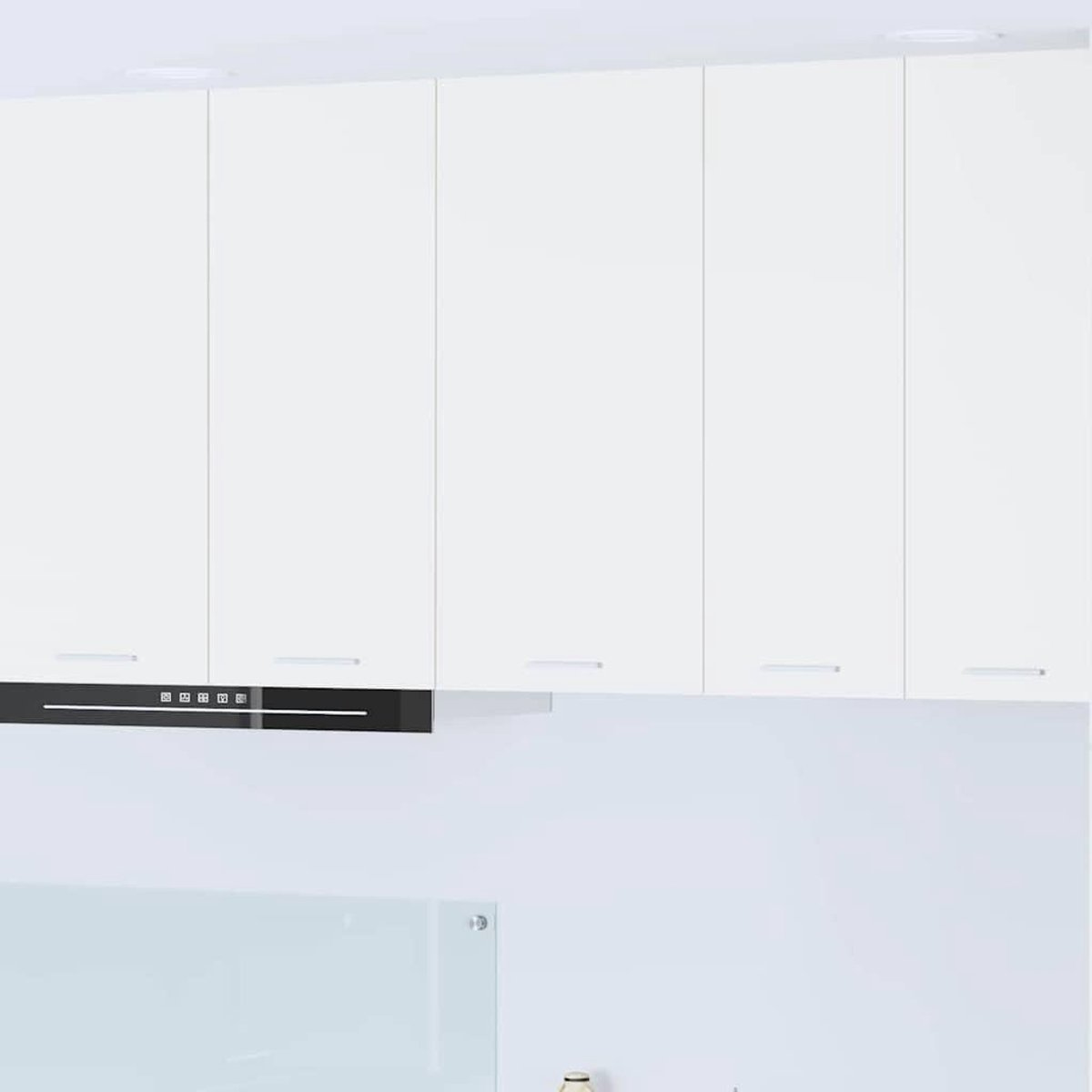 Hangkast - Keukenkast Wandkast - Keuken Opbergen - Modern Design - 40 x 80 cm - Wit