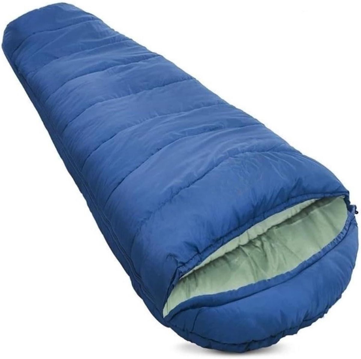 Kampeer Slaapzak - Outdoor Slaapzak - Kamperen en Wandelen - Lichtgewicht Compact Ontwerp - 205x75cm - Blauw