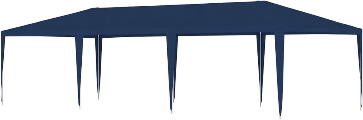 Partytent - Feesttent Luifel - Buitenfeesten Organiseren - Waterdicht UV-beschermend - 4 x 9 m - Blauw