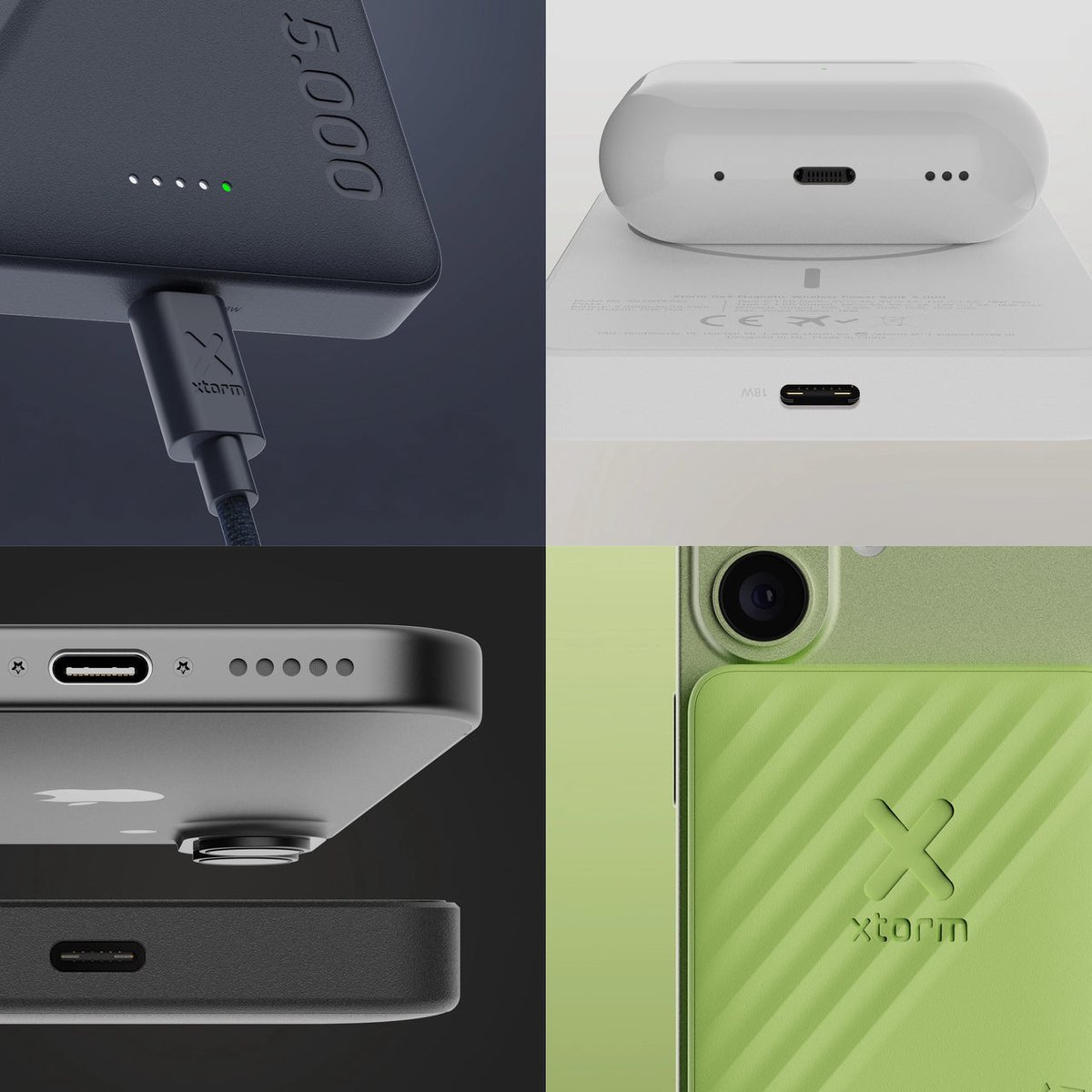 Xtorm Magsafe Powerbank 5000 mAh Draadloos Opladen - afbeelding 3