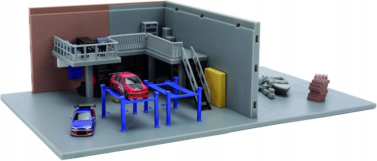 Jada Fast & Furious Tokio Drift Diorama Han's garageset