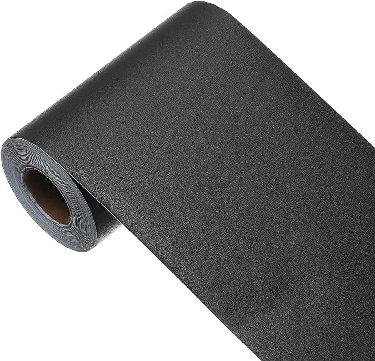 Behang Afneembaar En Zelfklevend Behang Zwart Contactfolie Effen Zelfklevend Vinyl Decoratieve Wandbekleding