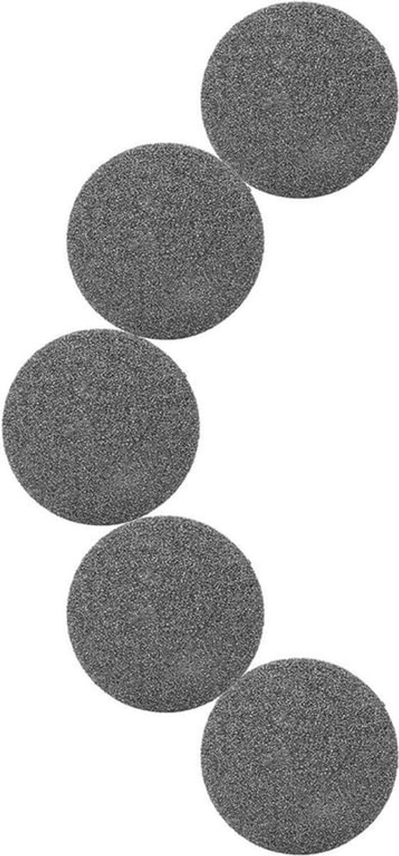 5 Stuks Vervangende Rollers voor Eelt Remover - Extra Grof - Voetverzorging - Dode Huid Verwijderen
