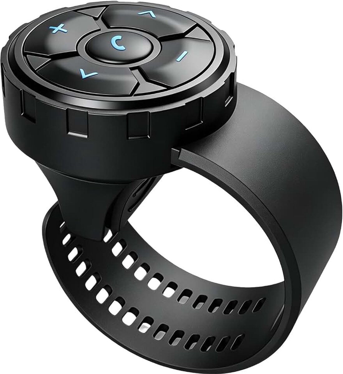 Helm-headset-afstandsbediening, draadloze helm-Bluetooth-audio-speler-controller, media-controller voor motorstuur, voor het bedienen van muziek, oproepen en volume
