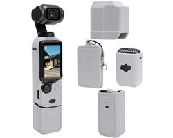 Casalora Beschermhoes voor DJI Osmo Pocket 3 -Silicone - Cover - Action Cam Accessoires - Grijs