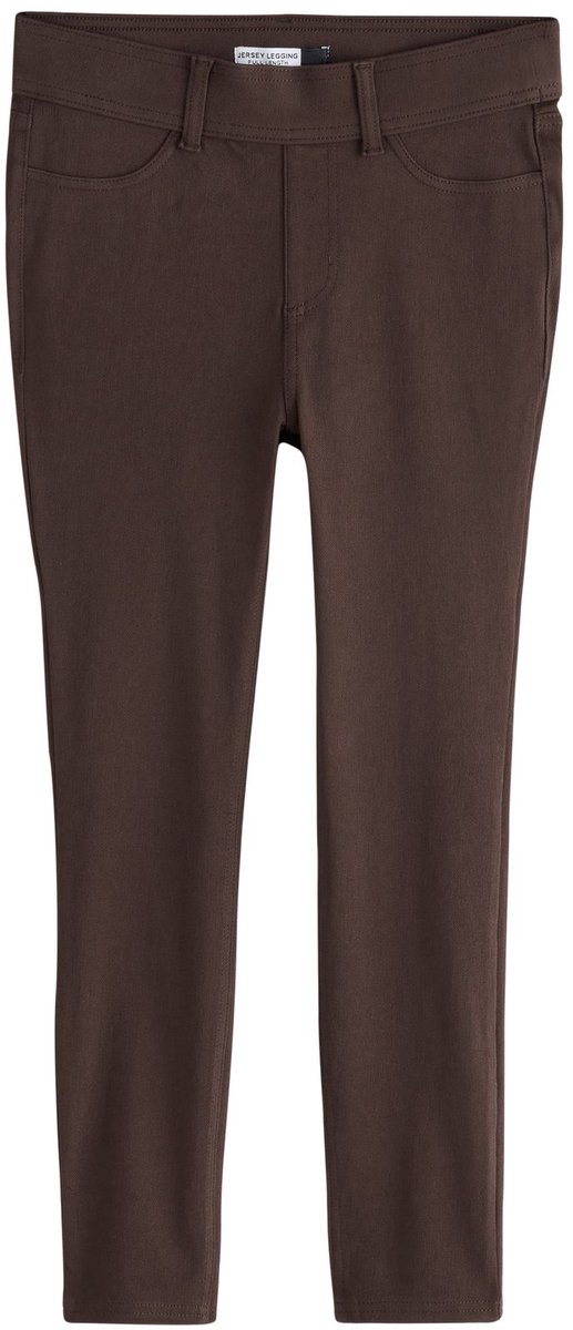 Next - Dames - Jersey denim petite legging - Petite - Bruin