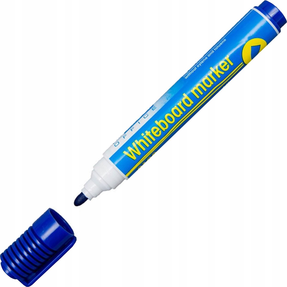 D.RECT Marker Blauw voor Whiteboard, Ronde Punt 1-3 mm