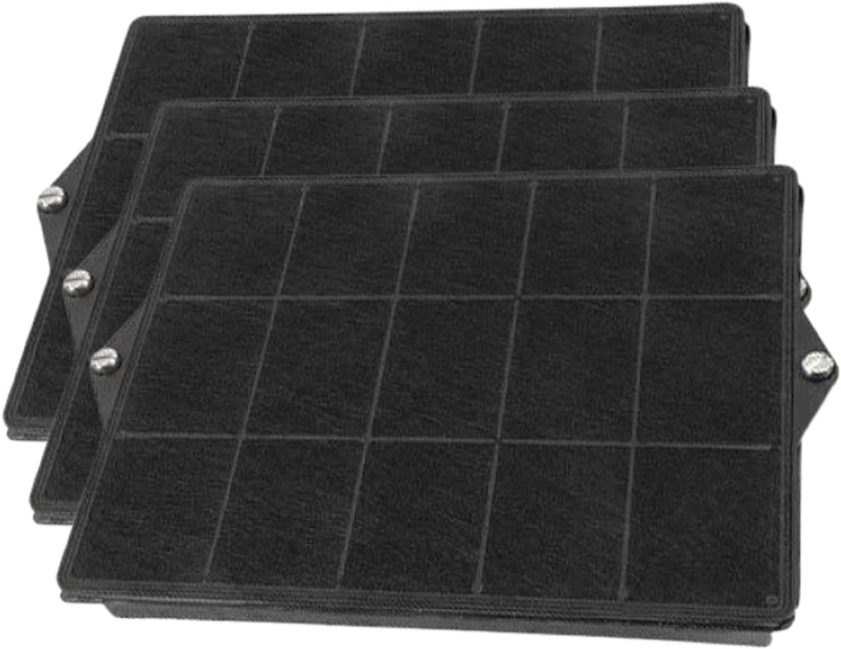 3x Koolstoffilter voor Bosch 00354434 / 354434 / DHZ5170