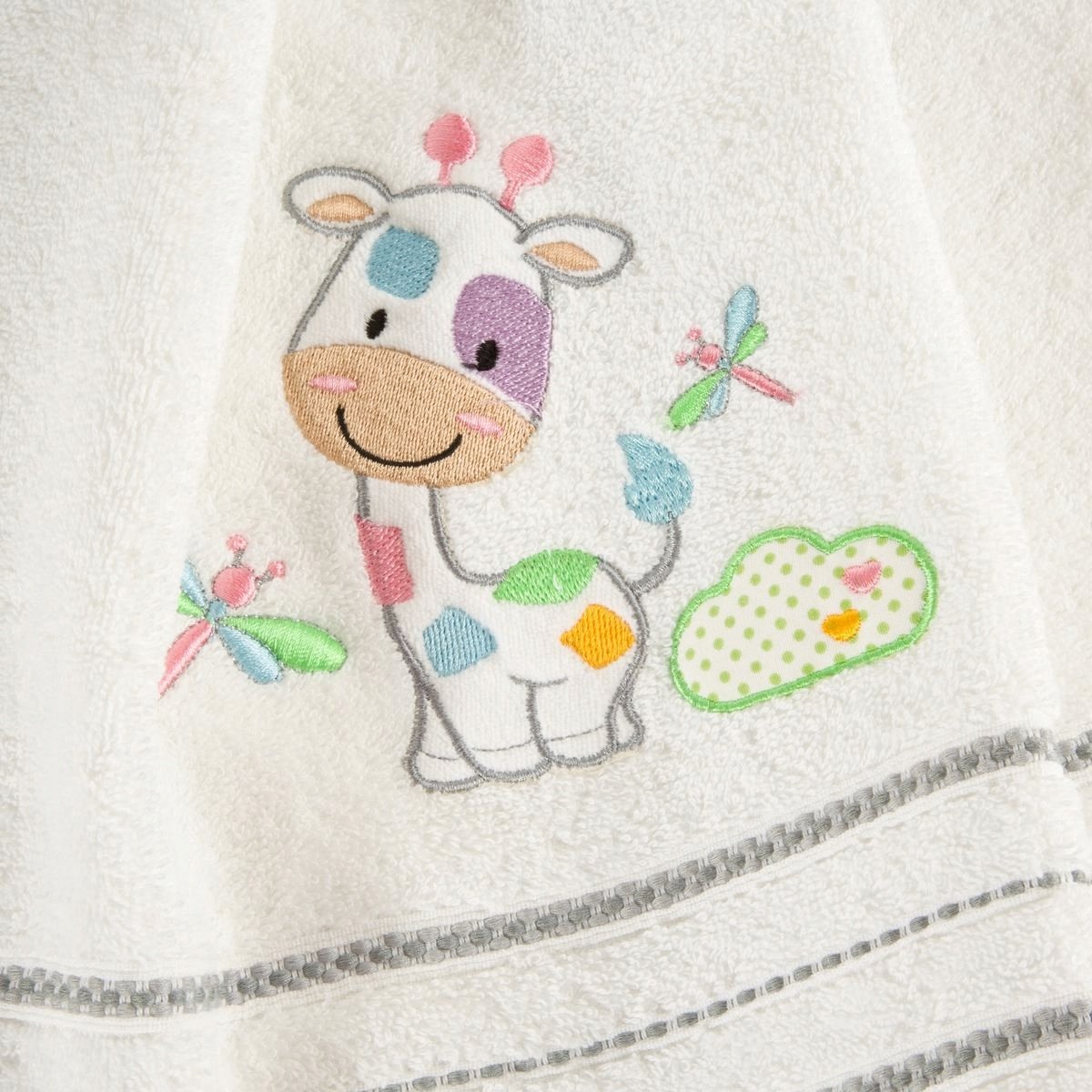 Zachte Katoenen Baby Handdoek 50x90cm met Giraf - 500g/m²