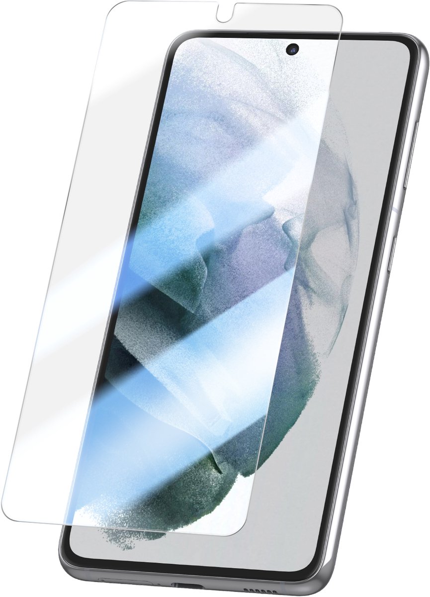 Mayaxess, Screenprotector Gehard Glas Geschikt voor Samsung Galaxy S21 HD 9H, Transparant