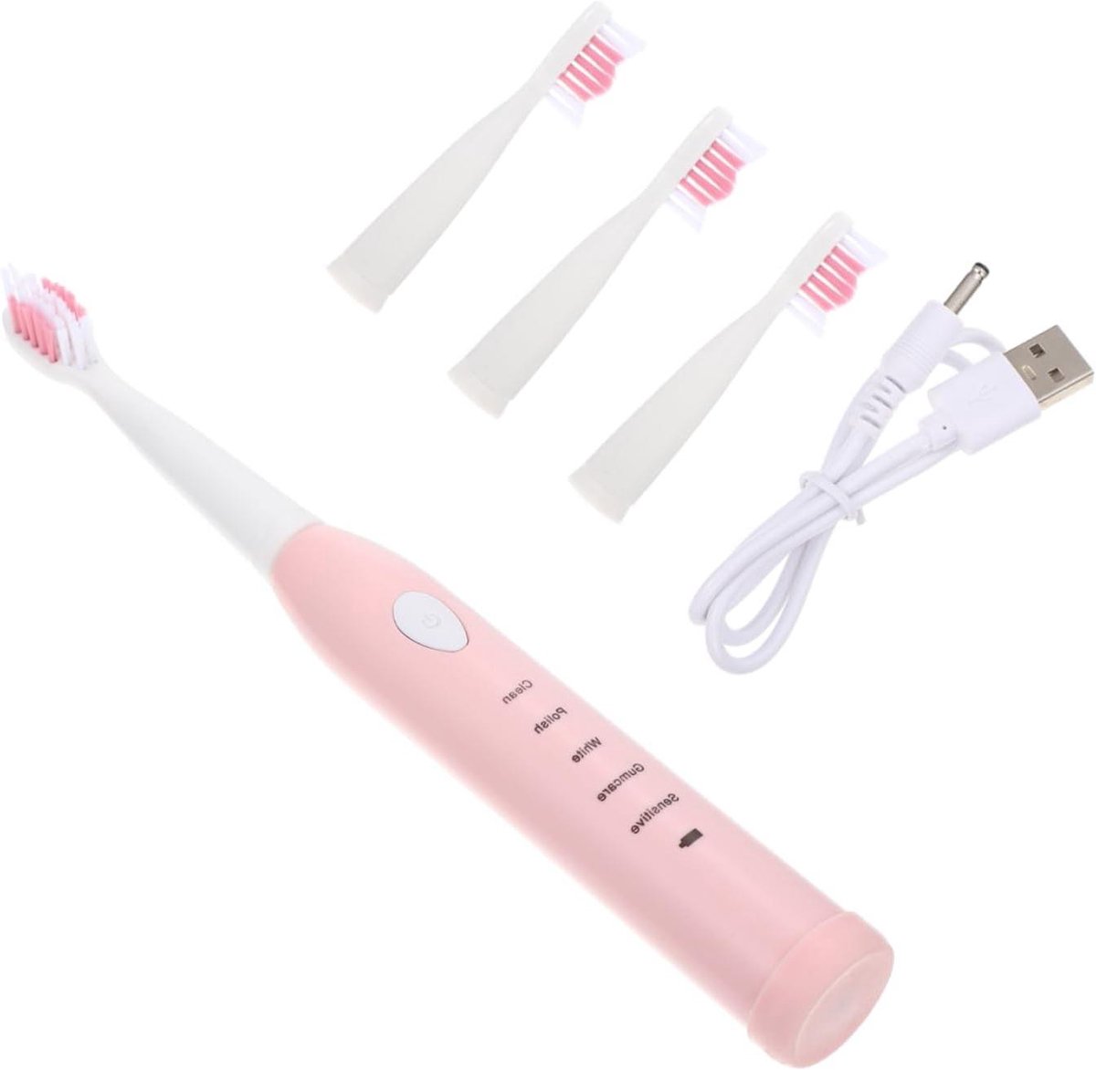 Elektrische Tandenborstel - Sonische Borstel - Dagelijkse Mondhygiëne - Ingebouwde Timer - 175 cm - Helder