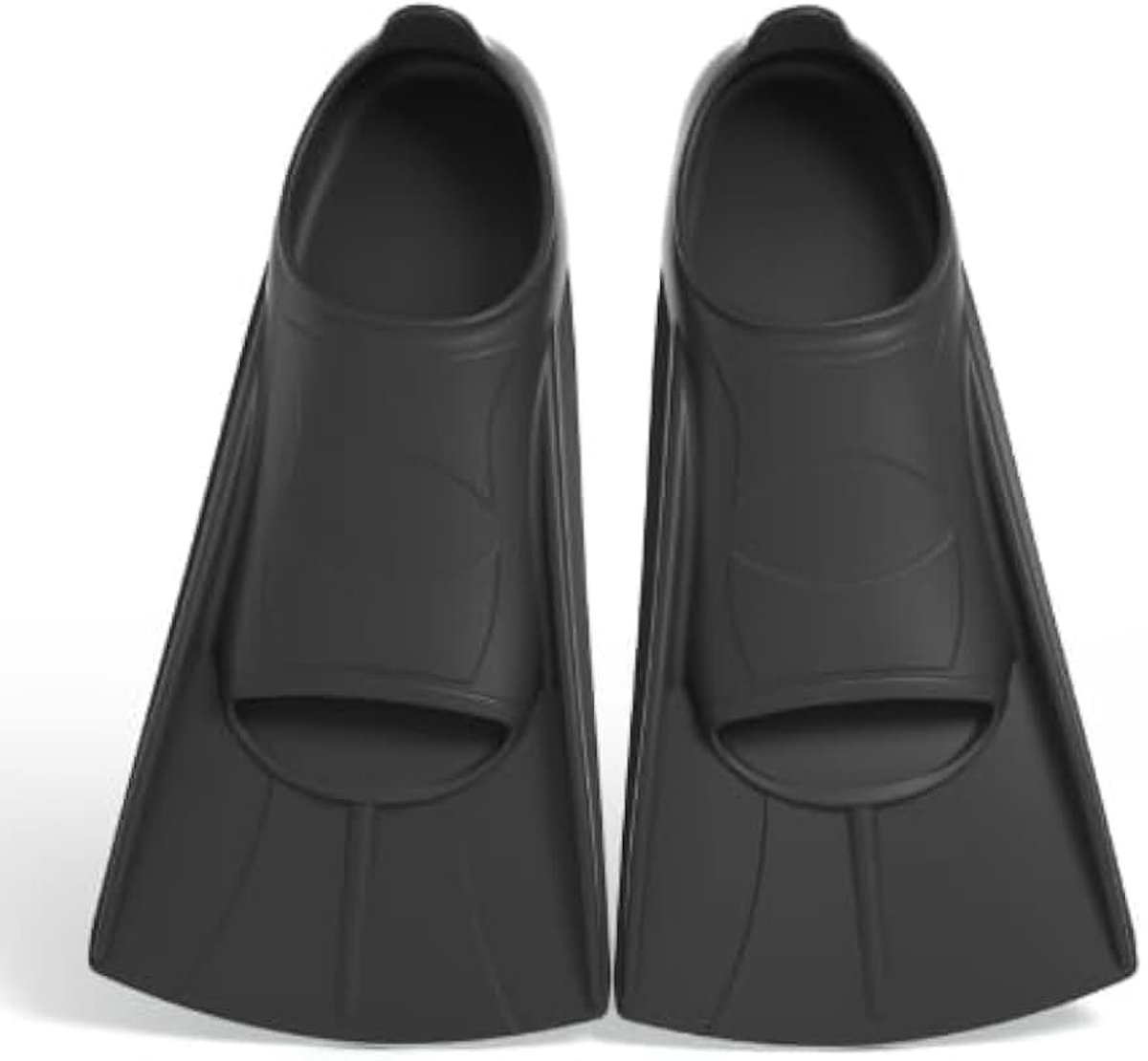 Zwemvliezen, korte zwemvliezen, siliconen snorkelvliezen, korte duikvinnen kinderen volwassenen, korte zwemvliezen training zwemvliezen unisex vinnen