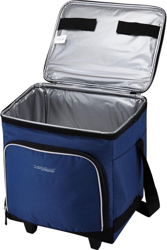 Koeltas op wielen 28 liter - Marineblauw — afbeelding 4