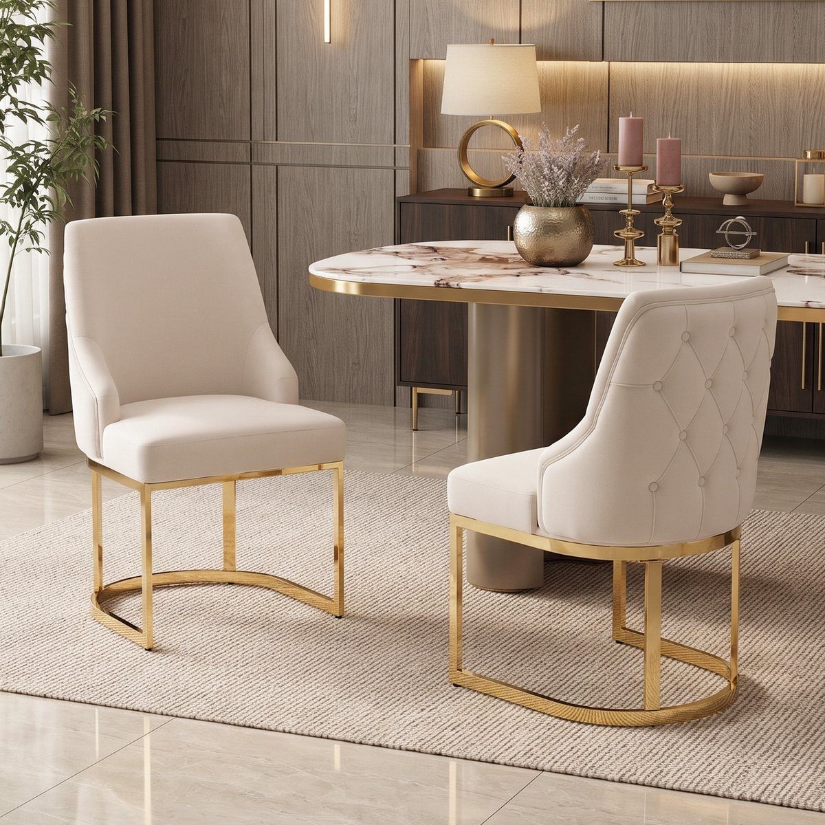 Pugsdrly 2 eetkamerstoelen, comfortabel en ademend, geschikt voor restaurants, woonkamers,