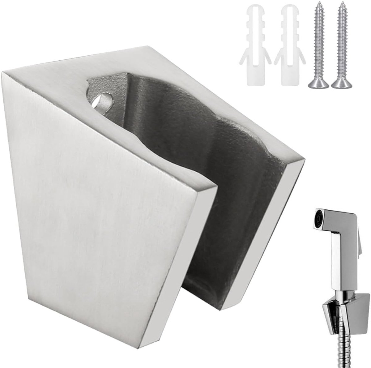 SnelShoppen - Zinc Alloy Douchehouder met Schroeven | Wandhouder Handdouche, Roestvrij en