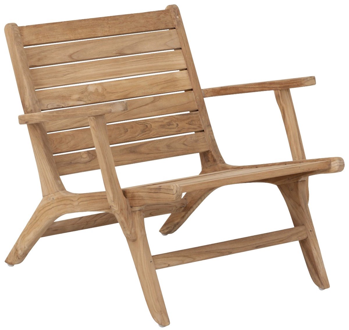 MUST Living Lounge chair Laila,75x75x85 cm, rustic teakwood